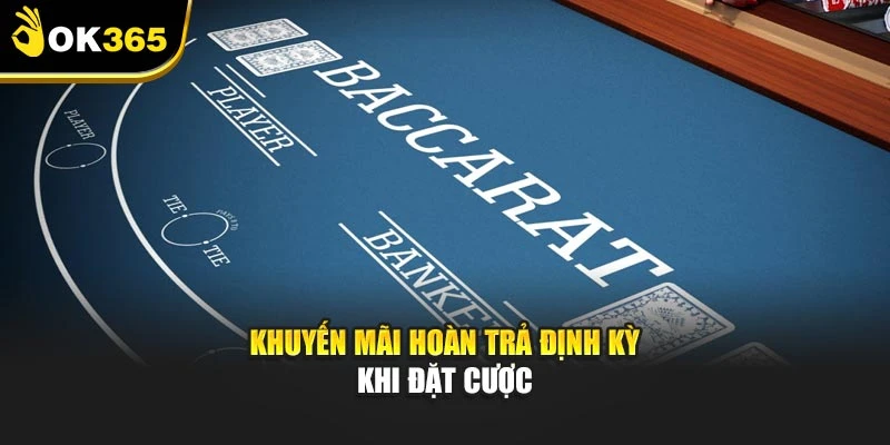Khuyến mãi hoàn trả định kỳ khi đặt cược